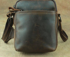 Cool Leather Mens Small Messenger Bag Tablet Side Bag Shoulder Bags For Men - imessengerbags
