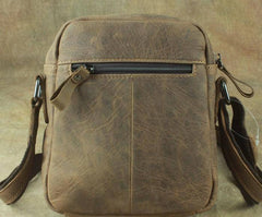 Cool Leather Mens Small Messenger Bag Tablet Side Bag Shoulder Bags For Men - imessengerbags