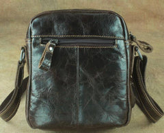 Cool Leather Mens Small Messenger Bag Tablet Side Bag Shoulder Bags For Men - imessengerbags