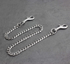 Cool Silver Mens Long Biker Wallet Chain Pants Chain STAINLESS STEEL Jeans Chain Jean Chain For Men - imessengerbags