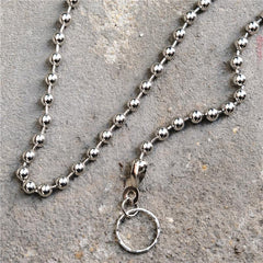 Badass Silver Bead Womens Mens Pants Chain Fashion Wallet Chain For Men - imessengerbags