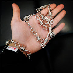 Badass Iron Thorns Pants Chain Hip Hop Punk Wallet Chain Biker Wallet Chain For Men - imessengerbags