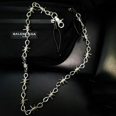 Badass Iron Thorns Pants Chain Hip Hop Punk Wallet Chain Biker Wallet Chain For Men - imessengerbags