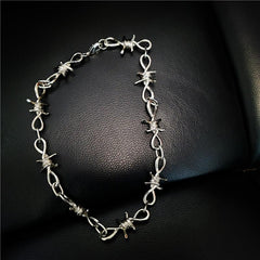 Badass Iron Thorns Pants Chain Hip Hop Punk Wallet Chain Biker Wallet Chain For Men - imessengerbags