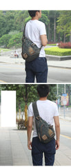 large mens sling bag,