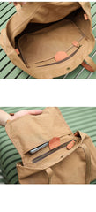 mens travel tote Khaki Canvas Tote Bag for Men Canvas Tote Bag Crossbody Tote Bag On Shoulder Mens