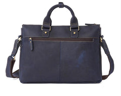 LEATHER MENS BRIEFCASE Vintage WORK BAG BUSINESS BAG FOR MEN - imessengerbags