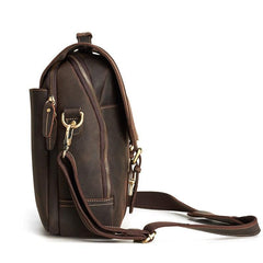 LEATHER MENS BRIEFCASE MESSENGER BAG WORK BAG Handbag FOR MEN