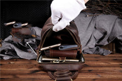 COOL LEATHER MENS SLING BAG SLING Shoulder BAG Chest Bags FOR MEN - imessengerbags