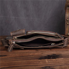 LEATHER MENS FANNY PACK FOR MEN BUMBAG Vintage WAIST BAG
