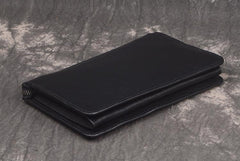 LEATHER MENS Wristlet Wallet Zipper Clutch FOR MEN - imessengerbags