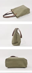 Green Large Canvas Womens Mens Tote Bag Shoulder Bag Tote Purse For Women - imessengerbags