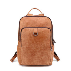 Vintage Brown Leather Men's Backpack School Backpack College Backpack For Men - imessengerbags