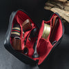 Black Leather Mens Leather 4pcs Tobacco Pipe Cases Zipper Tobacco Pipe Case for Men