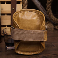Leather Belt Pouch Mens Small Cases Arm Case Pouch for Men - imessengerbags