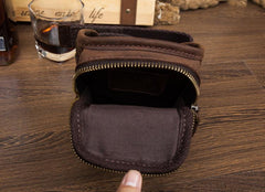 Leather Belt Pouch Mens Small Cases Arm Case Pouch for Men - imessengerbags