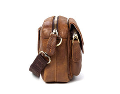 Leather Belt Pouch Mens Small Cases Waist Bag Shoulder Bag for Men - imessengerbags