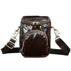 Leather Belt Pouch Mens Small Cases Waist Bag Shoulder Bag for Men - imessengerbags