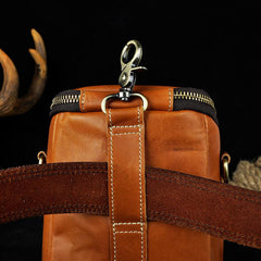 Leather Belt Pouch Mens Small Cases Waist Bag Shoulder Bag for Men - imessengerbags