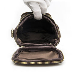 Leather Belt Pouch Mens Small Cases Waist Bag Shoulder Bag for Men - imessengerbags
