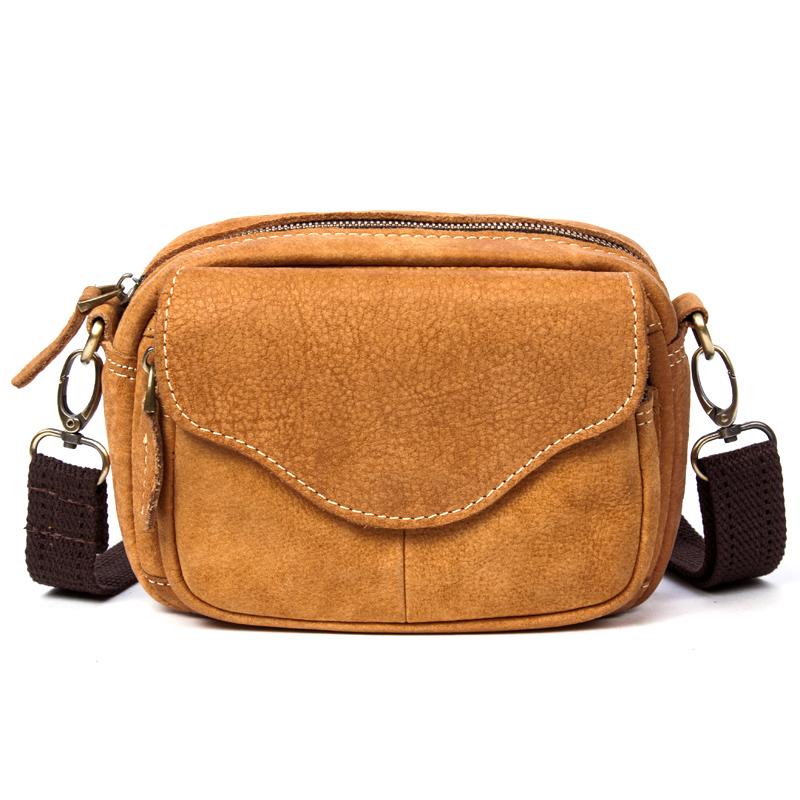 Leather Belt Pouch Mens Small Cases Waist Bag Shoulder Bag for Men - imessengerbags