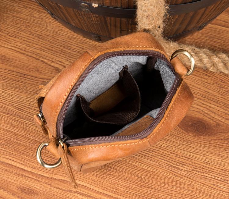 Leather Belt Pouch Mens Waist Bag Small Case for Men – imessengerbags