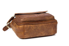 Leather Belt Pouch Mens Small Cases Waist Bag Shoulder Bag for Men - imessengerbags