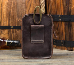 Leather Belt Pouch Mens Small Cases Waist Small Bag for Men - imessengerbags