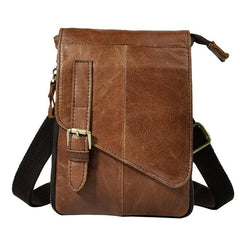 Leather Belt Pouch Mens Waist Bag Shoulder Bag for Men