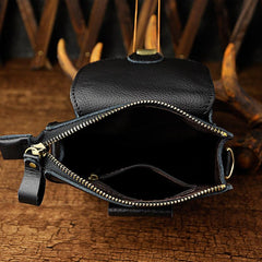 Leather Belt Pouch Mens Waist Bag Shoulder Bag for Men