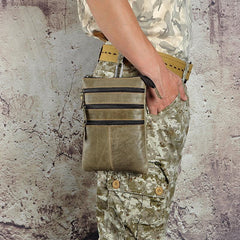 Leather Belt Pouch Mens Waist Bag Shoulder Bag for Men - imessengerbags
