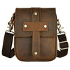 Leather Belt Pouch Mens Waist Bag Shoulder Bag for Men