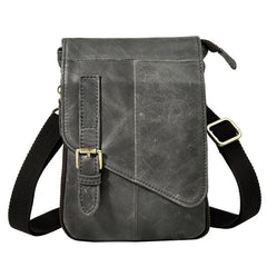 Leather Belt Pouch Mens Waist Bag Shoulder Bag for Men