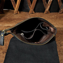 Leather Belt Pouch Mens Waist Bag Shoulder Bag for Men