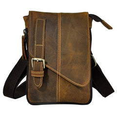 Leather Belt Pouch Mens Waist Bag Shoulder Bag for Men