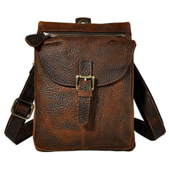 Leather Belt Pouch Mens Waist Bag Shoulder Bag for Men