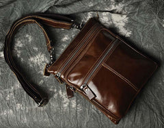 Leather Belt Pouch Mens Waist Bag Shoulder Bag for Men