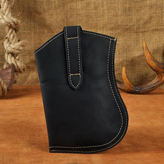 Leather Belt Pouch Mens Waist Bag Small Case afor Men