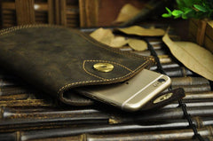 Leather Belt Pouch Mens Waist Bag Small Case afor Men