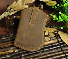 Leather Belt Pouch Mens Waist Bag Small Case afor Men