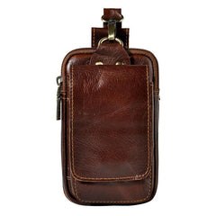 Leather Belt Pouch Mens Waist Bag Small Case for Men - imessengerbags