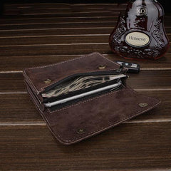 Leather Belt Pouch Mens Waist Bag Small Case for Men - imessengerbags