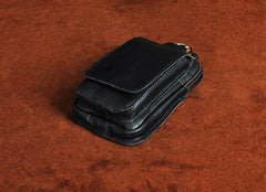 Leather Belt Pouch Mens Waist Bag Small Case for Men - imessengerbags
