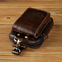 Leather Belt Pouch Mens Waist Bag Small Case for Men - imessengerbags