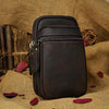 phone belt holder​ Leather Belt Pouch Mens Leather Cell Phone Holster Belt Mobile Holder Leather Cell Phone Case
