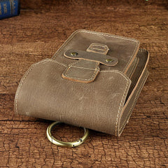 Leather Belt Pouch Mens Waist Bag Small Case for Men - imessengerbags