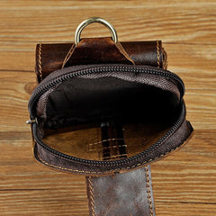 Leather Belt Pouch Mens Waist Bag Small Case for Men - imessengerbags