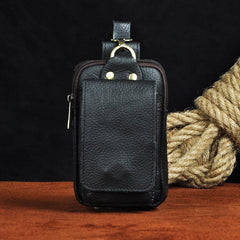 Leather Belt Pouch Mens Waist Bag Small Case for Men - imessengerbags