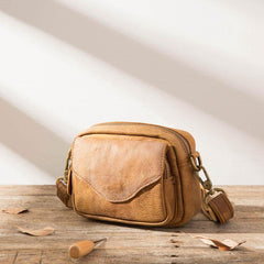 Leather Belt Pouch Phone Case Mens Waist Bag Shoulder Bag for Men