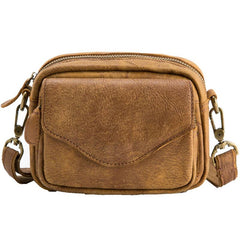 Leather Belt Pouch Phone Case Mens Waist Bag Shoulder Bag for Men
